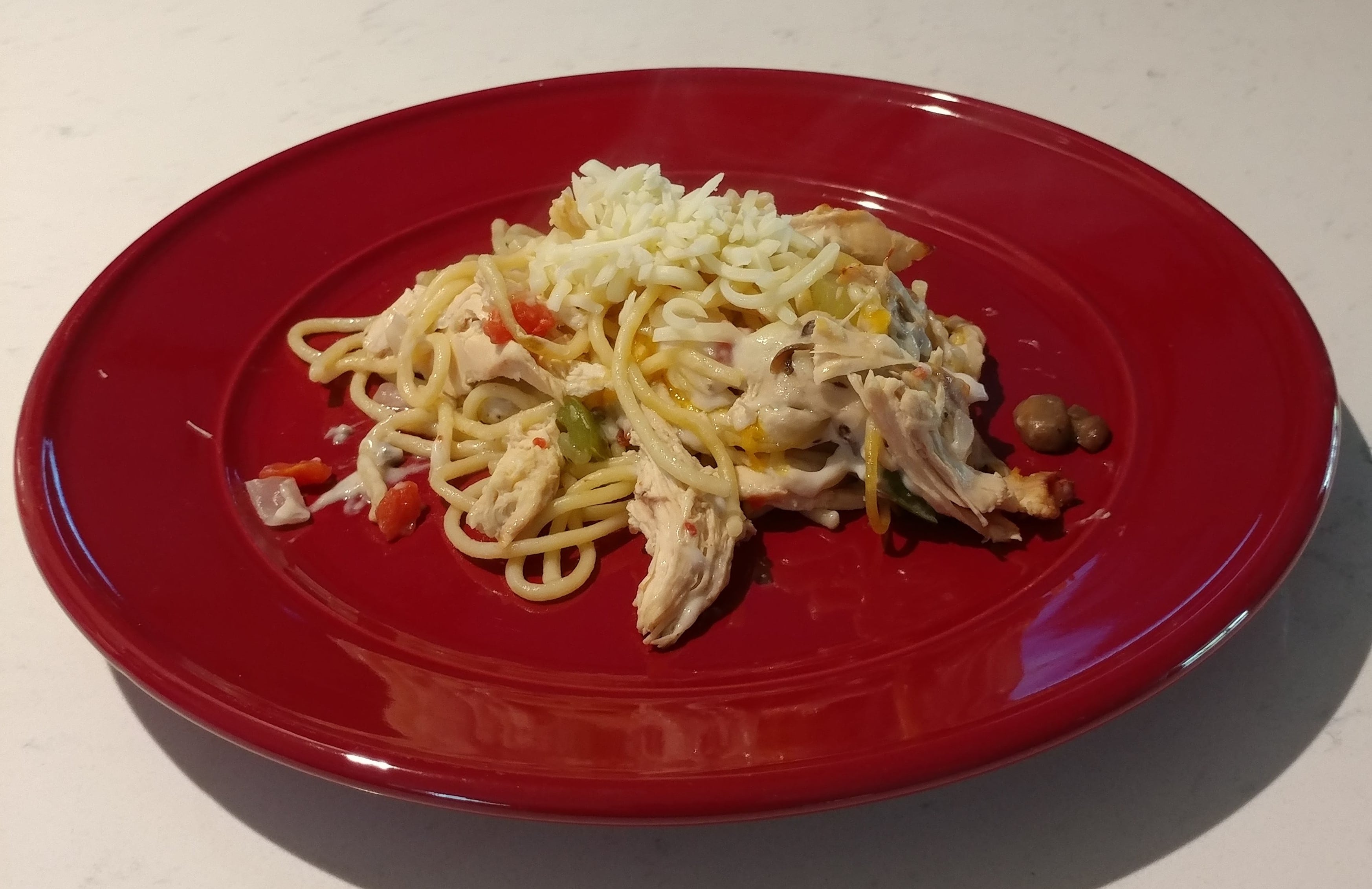 Carey’s Chicken Spaghetti Casserole