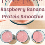 Raspberry Banana Protein Smoothie